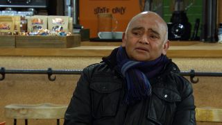 Rishi asks Charity for some advice in Emmerdale