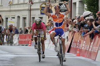 Sebastian Langeveld wins stage four in Sebnitz.
