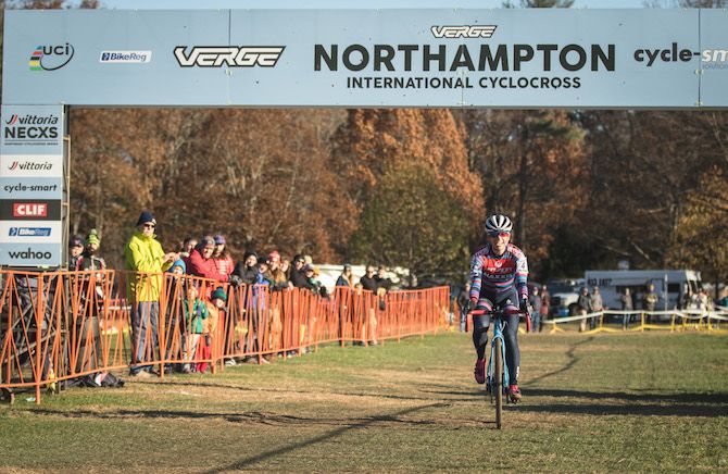 Courtenay McFadden wins day 2 of the 2018 NohoCX in Northampton, Massachusetts