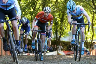 Joris Nieuwenhuis (Netherlands) riding to silver