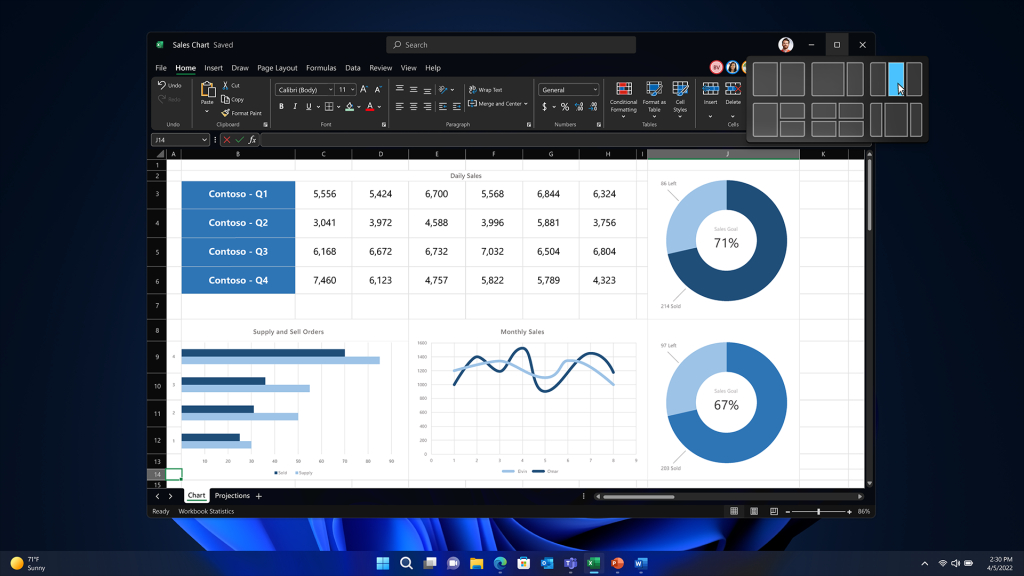 Windows 11 Snap-Layouts