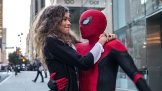 Michelle and Spider-Man in Spider-Man: No Way Home