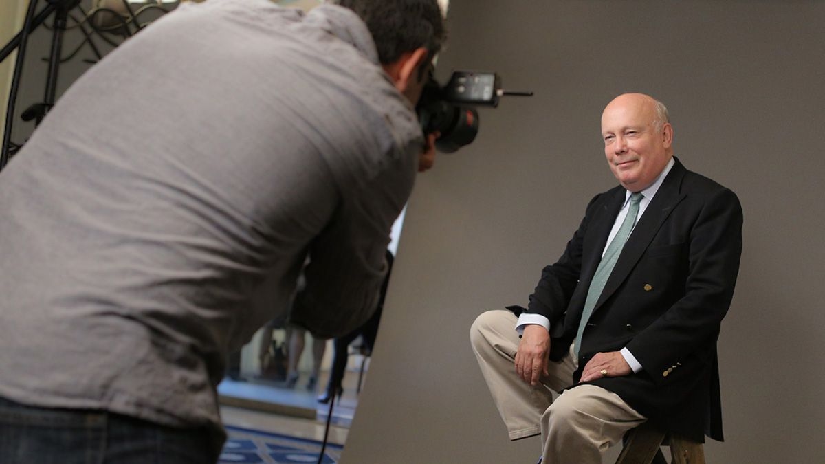 LOS ANGELES, CA - SEPTEMBER 20:Julian Fellowes attends Variety Emmy Elite: The Showrunners Breakfast at the Four Seasons Hotel Los Angeles on September 20, 2013 in Los Angeles, California.(Ph