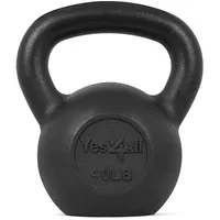 Yes4All Cast Iron 40lb Kettlebell | $49.89, $42.41 at Amazon