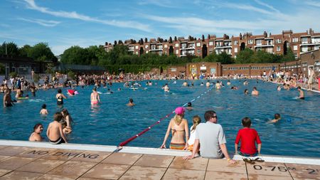 Parliament Hill Lido, Hampstead, London 