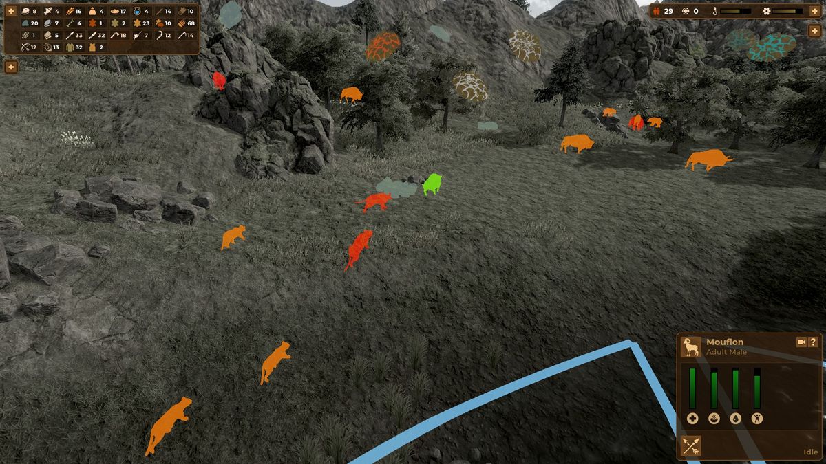 "Primal Vision" lets you spot animals and resource nodes.