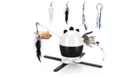 Best automatic laser cat toy: Enoctu Cat Laser Toy and Feather