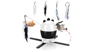 Enoctu automatic laser cat toy and Feather