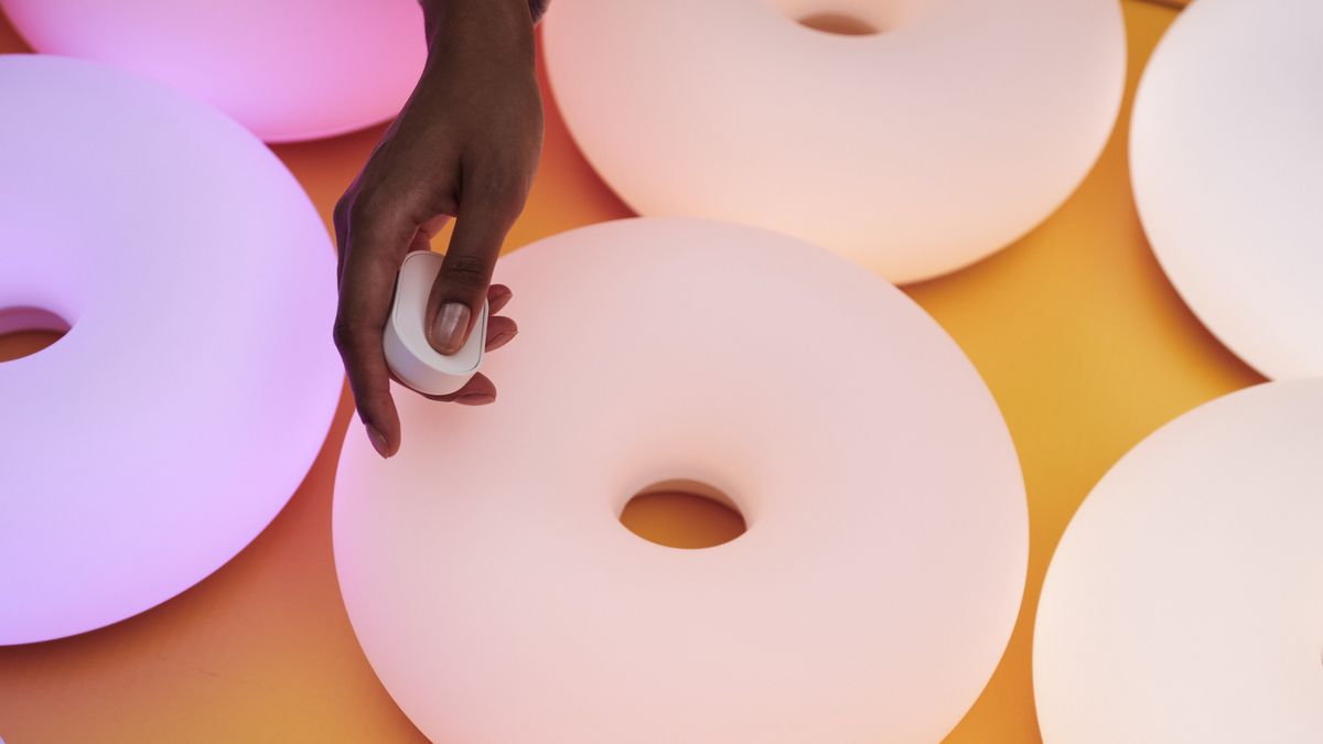 IKEA just revealed a new donut-shaped smart light – and it'll look sweet on your tables or walls