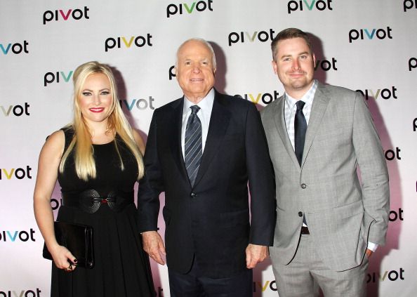 Meghan McCain, Sen. John McCain, and Jimmy McCain.