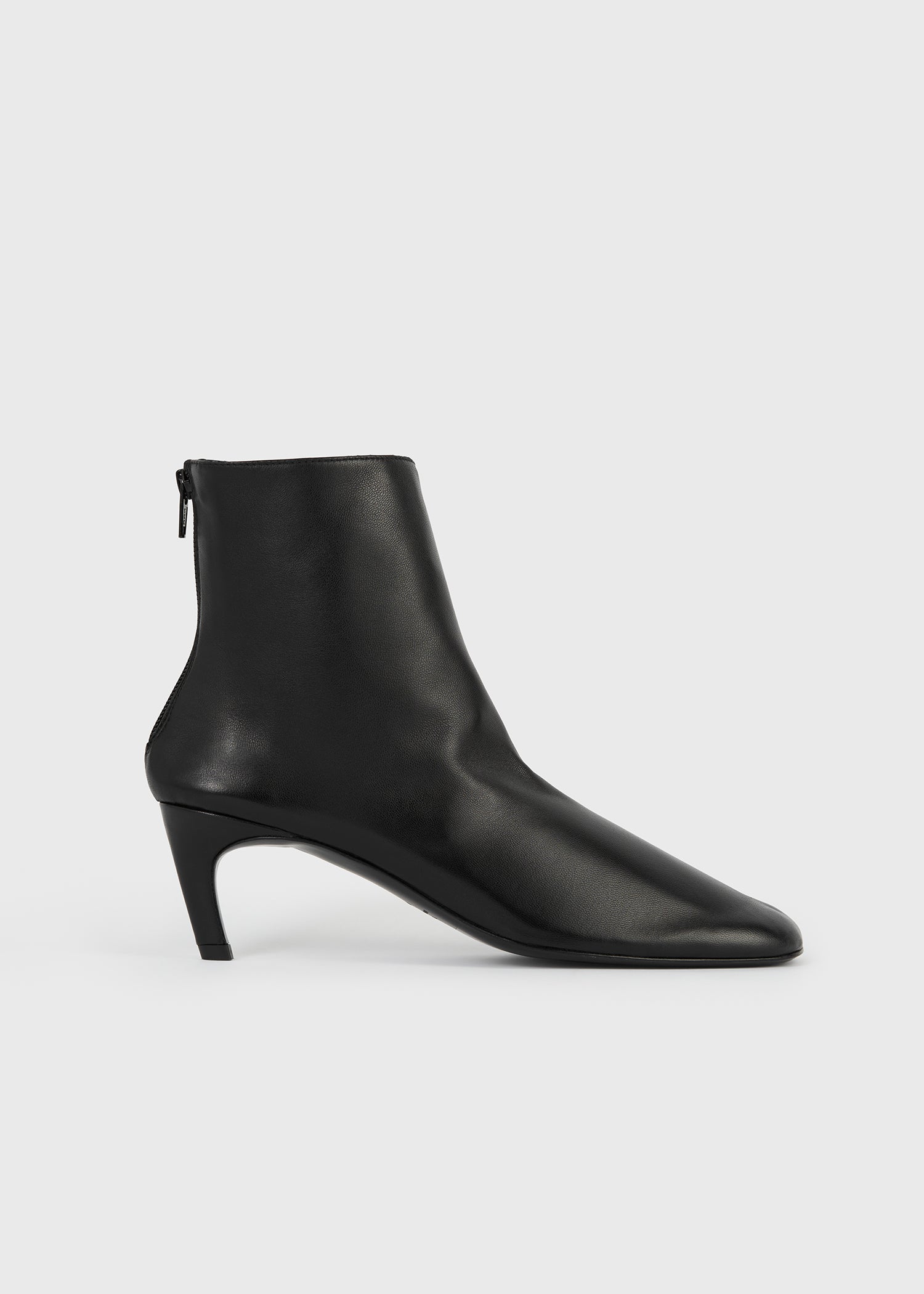 Soft Nappa Ankle Boots Black - 35