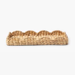 woven bath tray