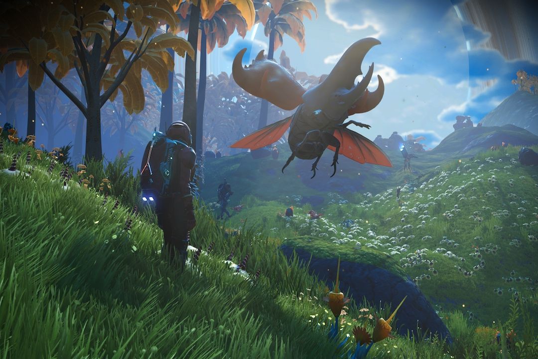 No Man's Sky patch tests out improvements to its Pokemon-like battling update, like letting creatures poop more often