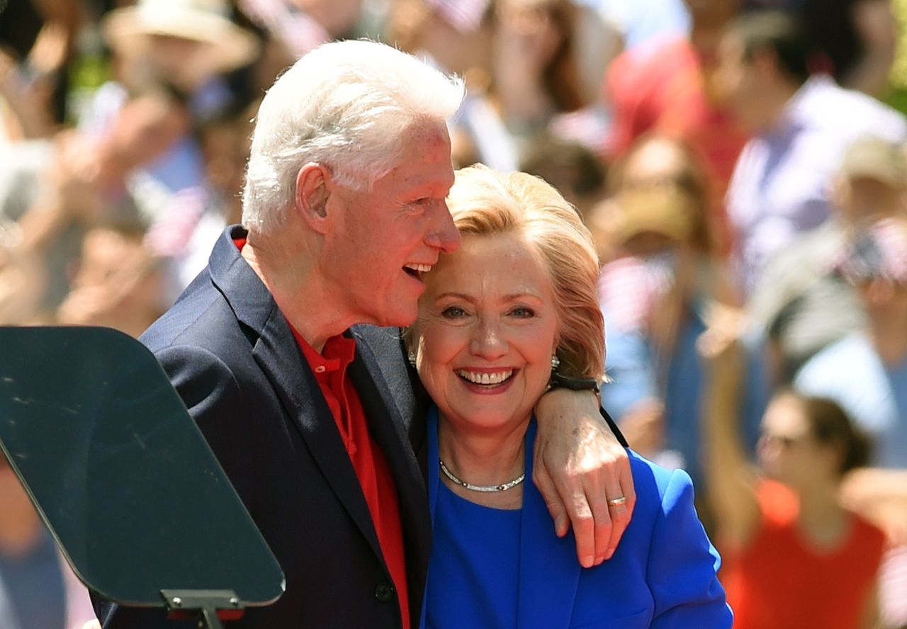 Hillary and Bill Clinton