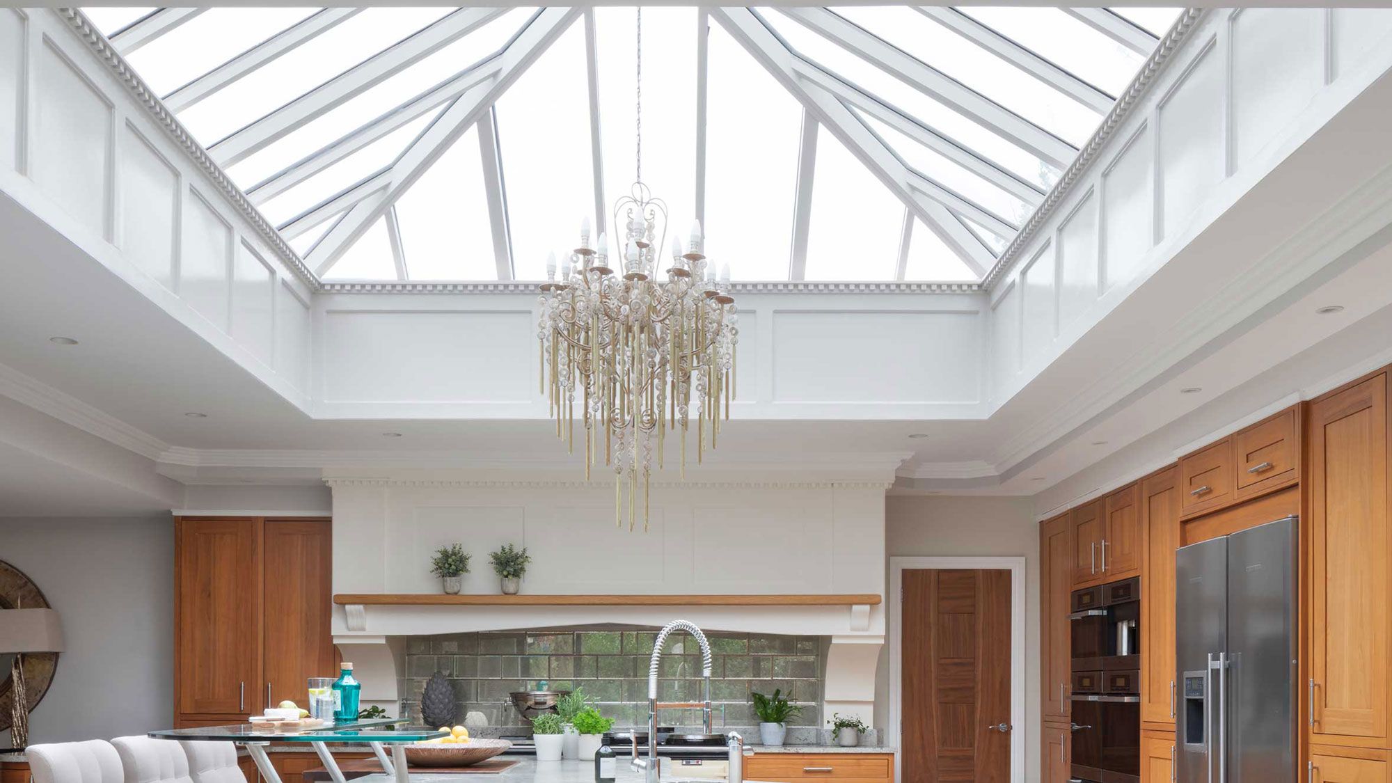 How do you clean a roof lantern without calling in the professionals? I really want one but am worried it'll always look dirty