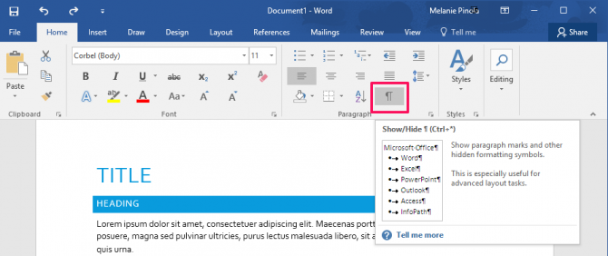 How to Show Formatting Marks in Microsoft Word | Laptop Mag