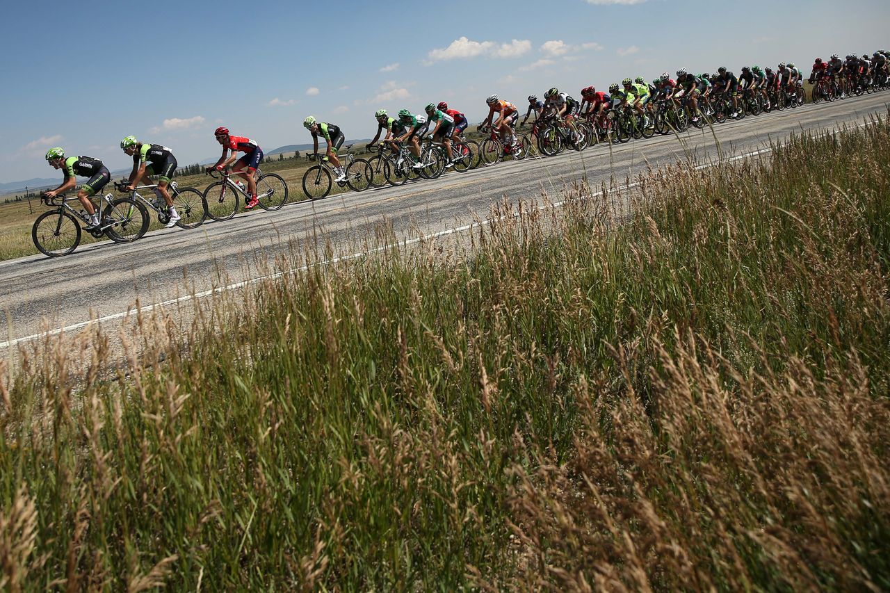 The riders also crossed some flat lands