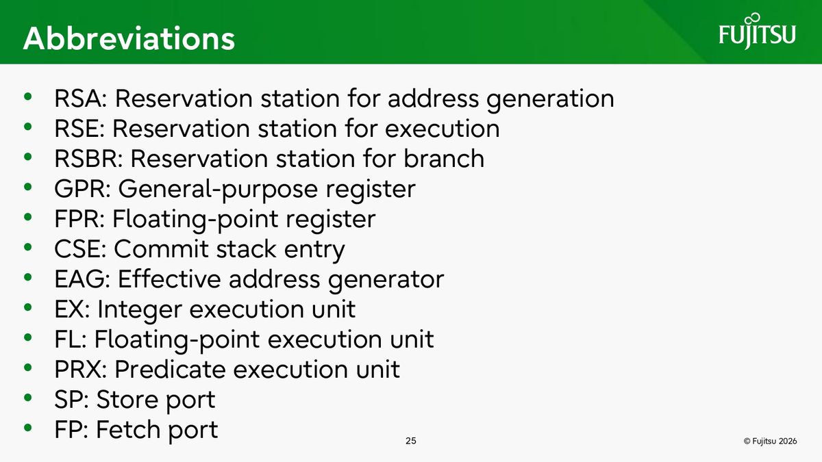Fujitsu Hot Chips 2026 Presentation