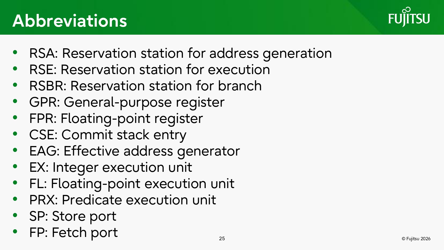 Fujitsu Hot Chips 2026 Presentation
