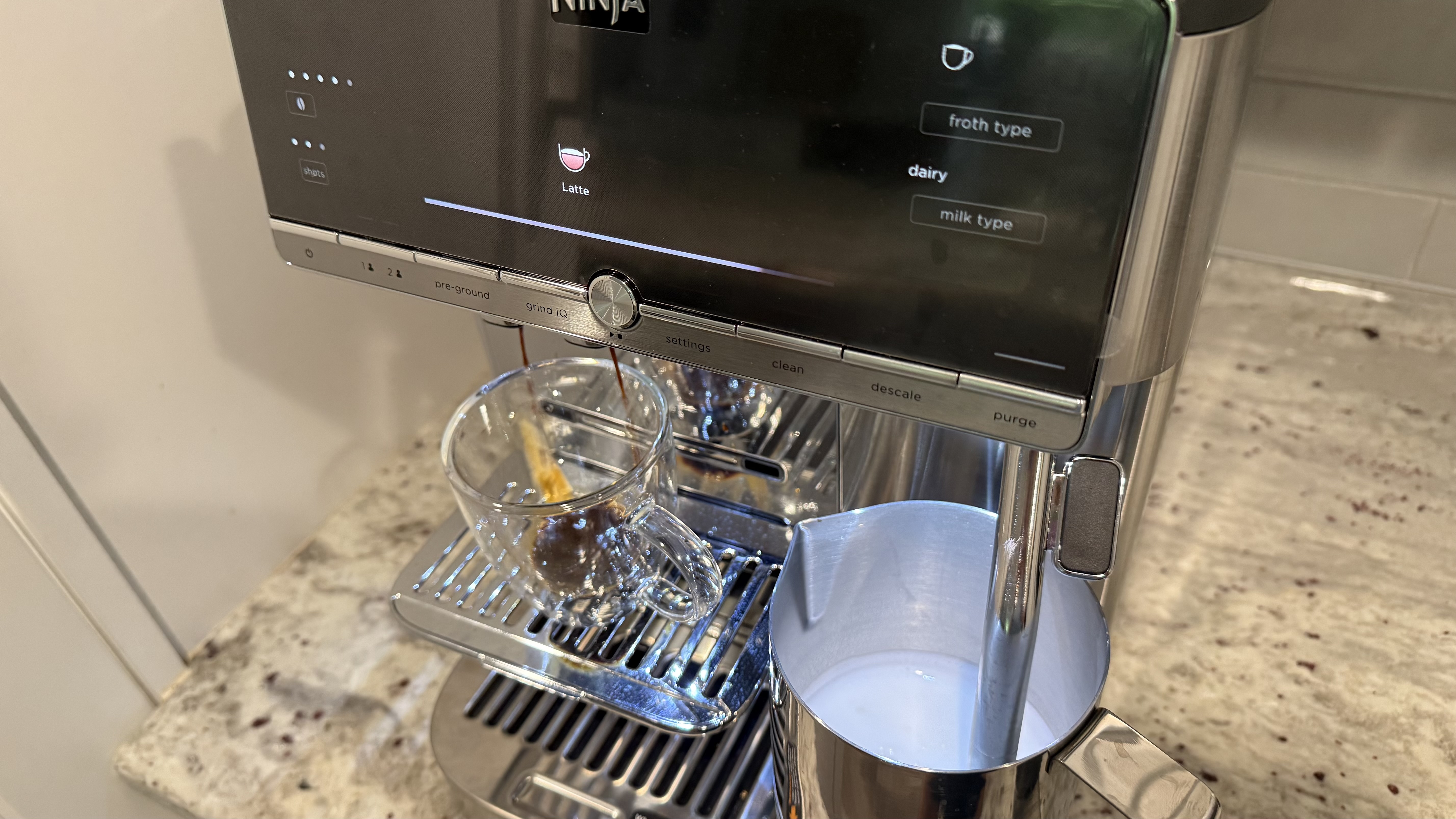 Ninja AutoBarista Pro espresso and milk drinks