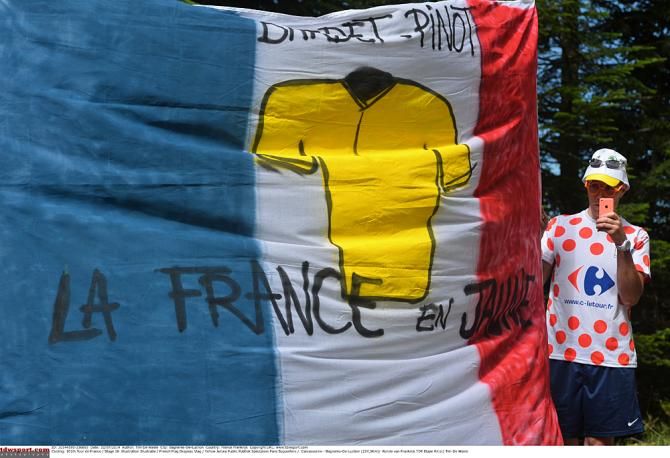 The French fans support Pinot
