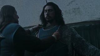 Adam Driver as Jacques in armor in The Last Duel