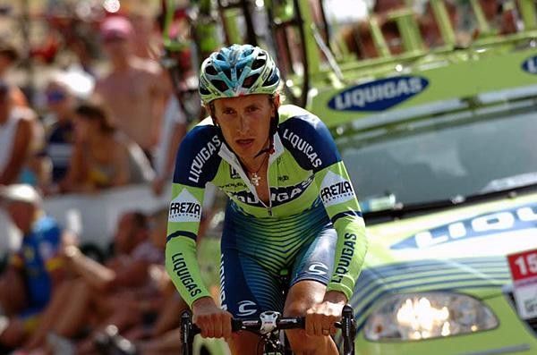 Franco Pellizotti (Liquigas) rode superbly.