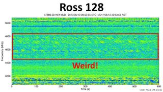 The Weird! Signal from Red Dwarf Ross 128