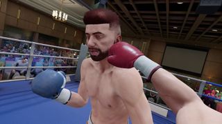 A screenshot from VR game Thrill of the Fight 2