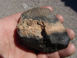 Sample of Martian meteorite Northwest Africa 7635. 