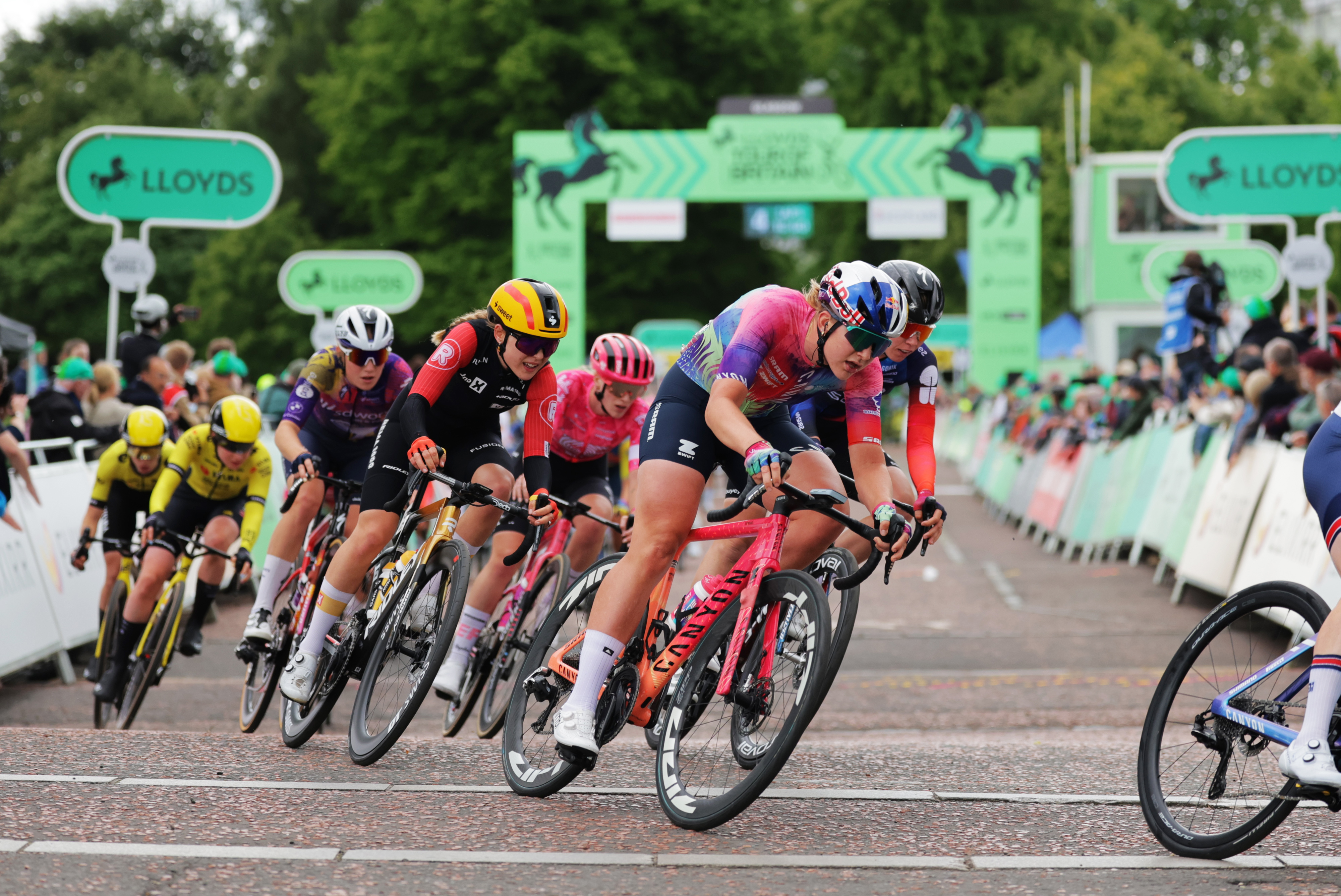 Zoe Backstedt at the Tour of Britain Women