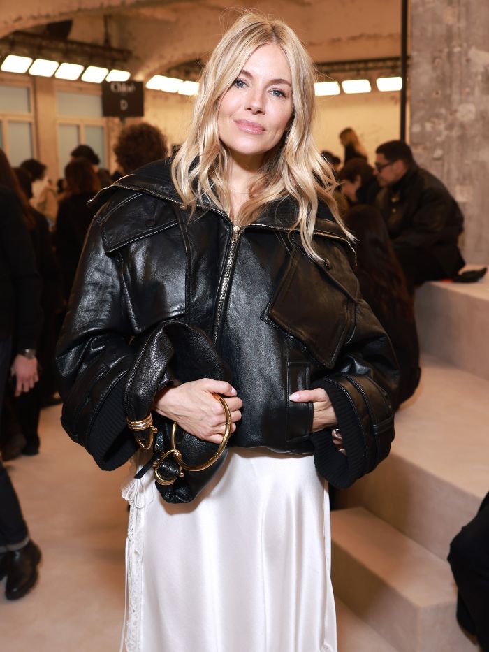 Sienna Miller attends the Chlo&amp;eacute; Womenswear Fall/Winter 2024-2025 show as part of Paris Fashion Week on February 29, 2024 in Paris, France