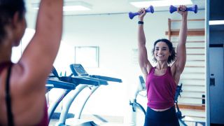 Dumbbell overhead press