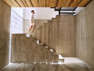Otro Oaxaca concrete staircase