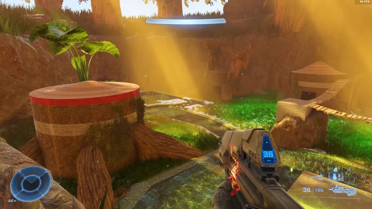 The Legend of Zelda: Ocarina of Time&#039;s Kokiri Forest recreated in Halo Infinite&#039;s Forge mode