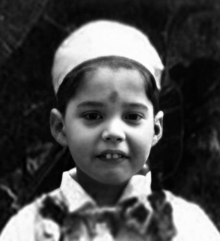Freddie Mercury as a six-year-old