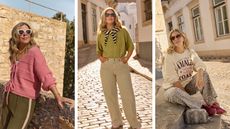 Erica Davies wearing three outfits from George at Asda