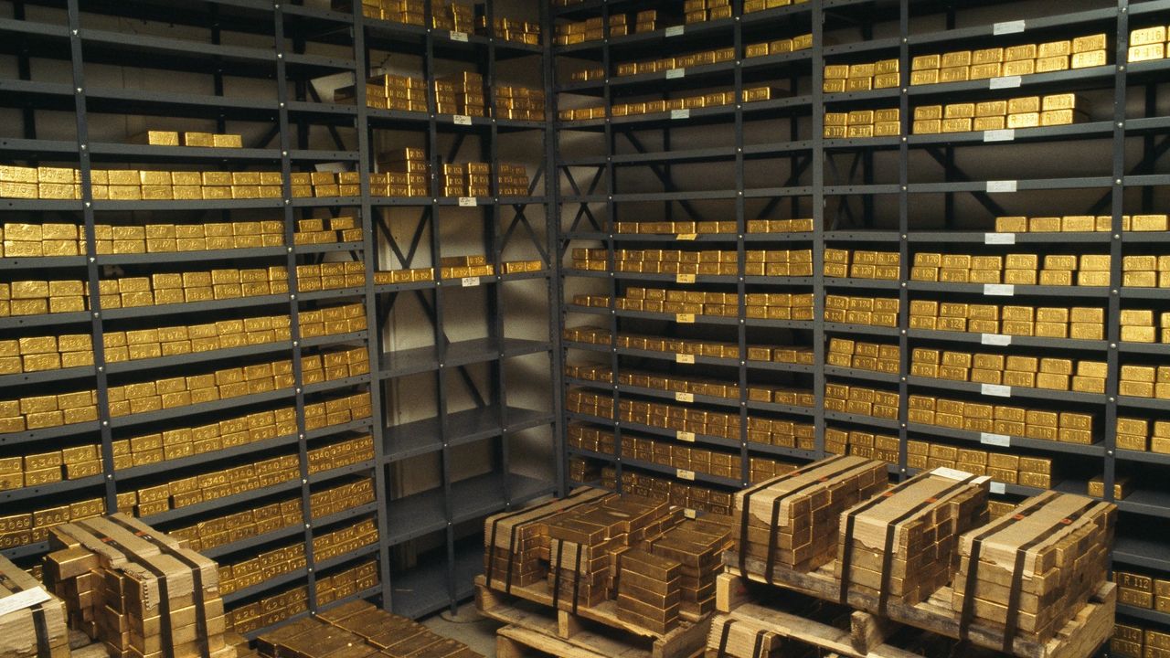 The Bank of New York&#039;s gold vault