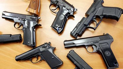 Stolen guns lead to teen's arrest