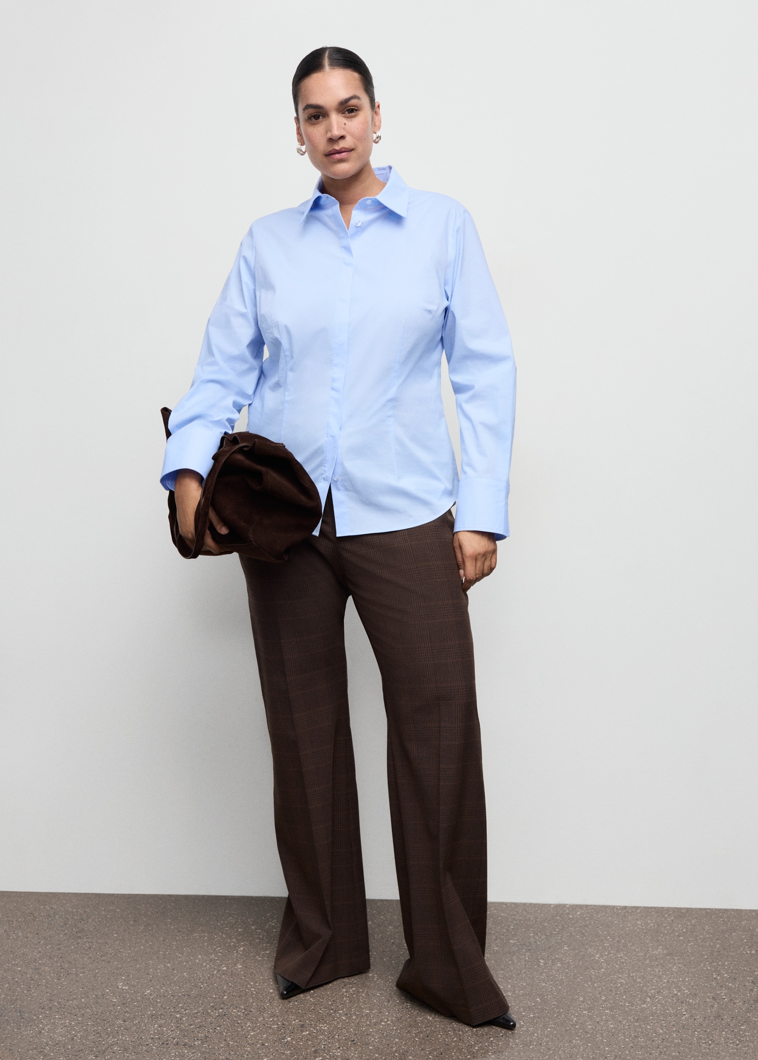 Slim-Fit Poplin Shirt - Women | Mango United Kingdom