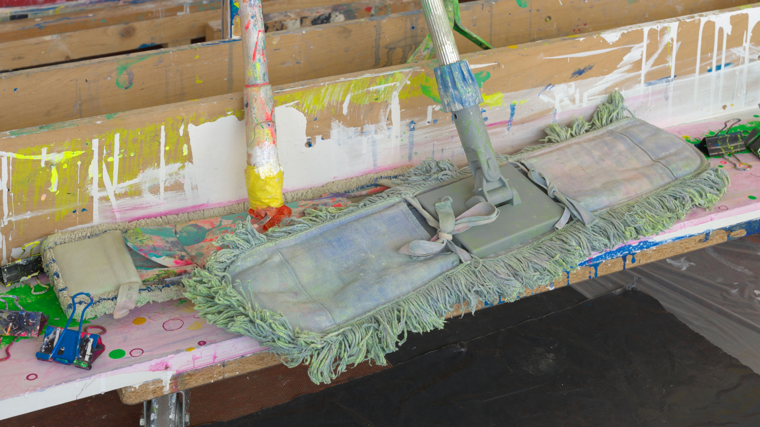 in renee levi's studio