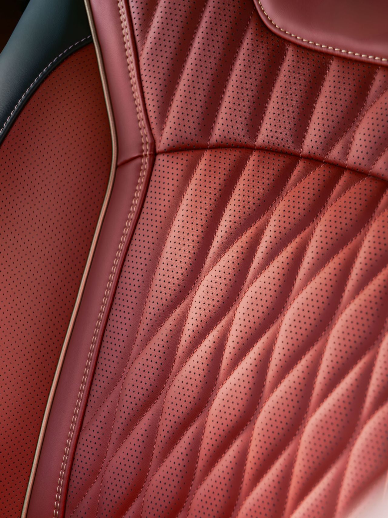Interior design details in the Infiniti QX65