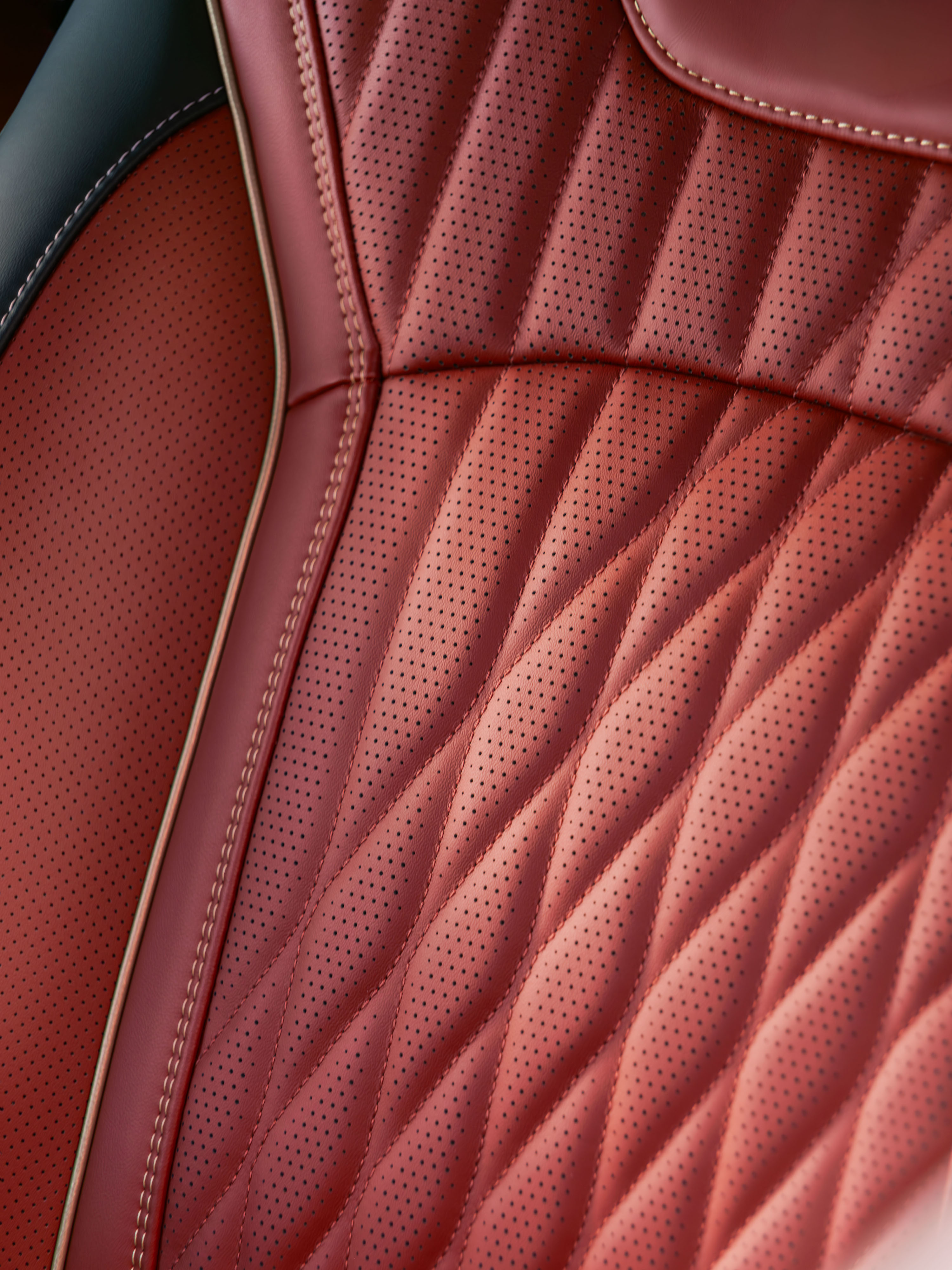 Interior design details in the Infiniti QX65