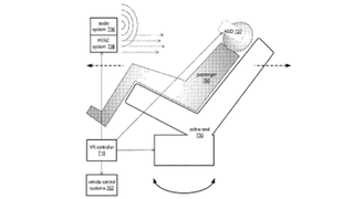 The VR entertainment system in the Apple car