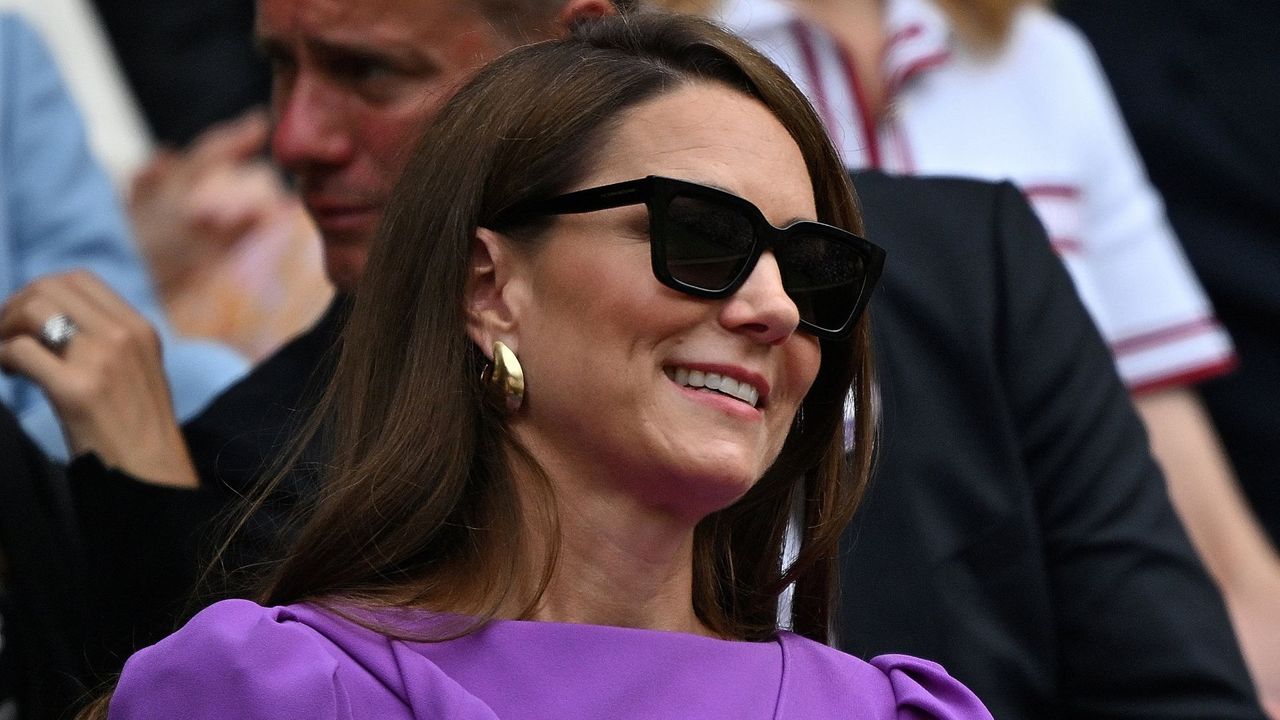 The Princess of Wales watches the men&#039;s singles finals at Wimbledon 2024 