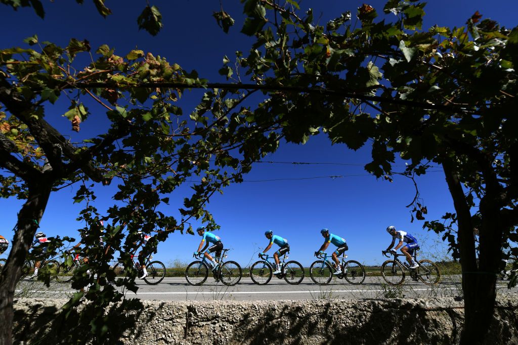 Astana on stage 8 of the Giro d'Italia