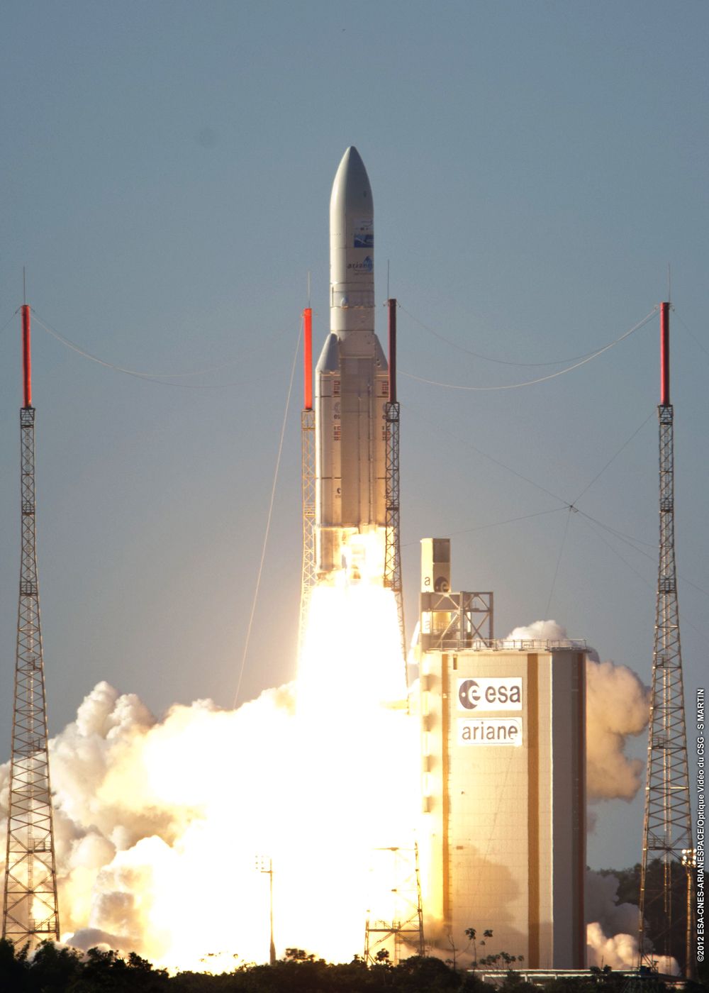 Ariane 5 Rocket Launches 2 Satellites On Mission No 50 Space 9190