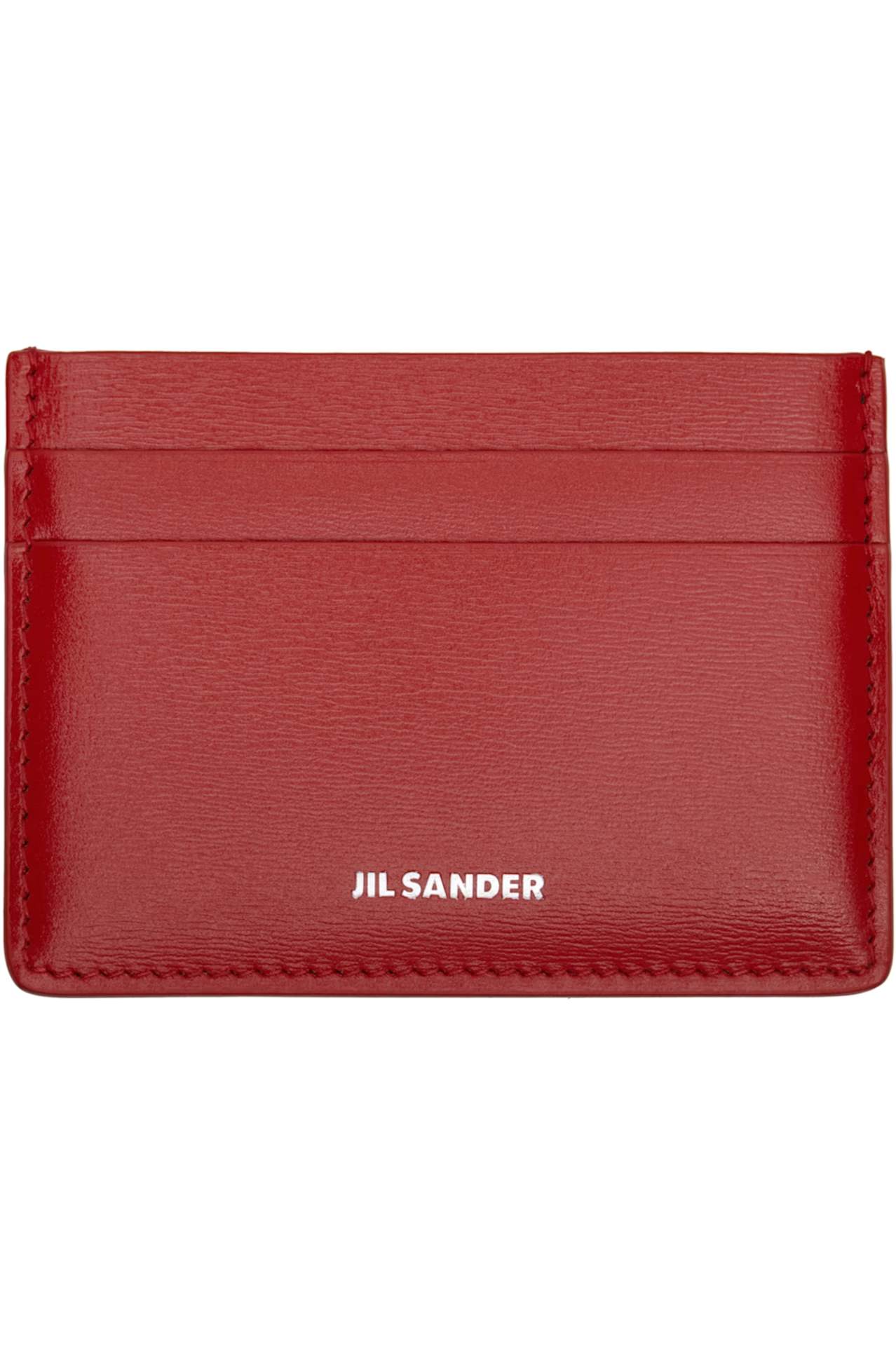 Red Logo Stamp Card Holder