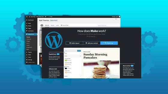 Screenshots of tabs from PressShack University WordPress Training