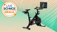 Peloton Bike+ with Live Science deals logo